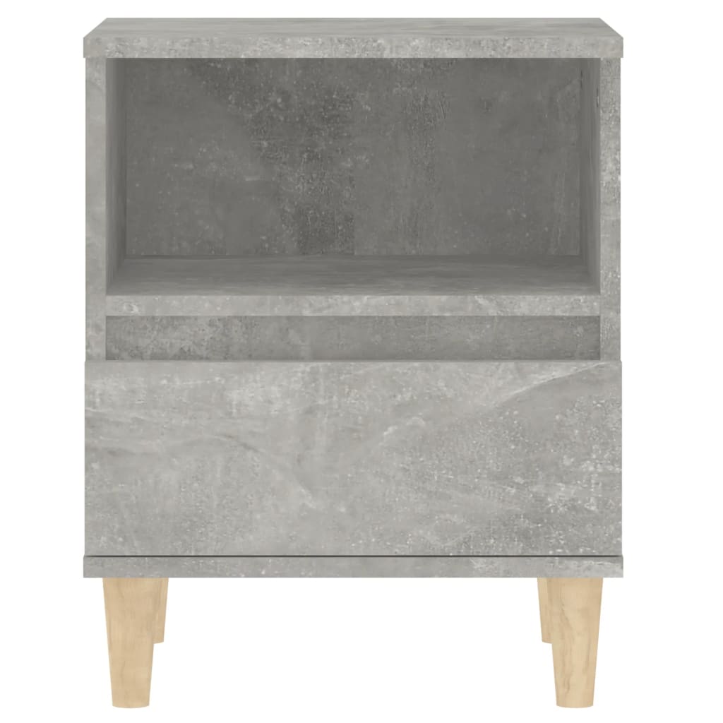 Tables de chevet 2 pcs Gris béton 40x35x50 cm Tables de chevet vidaXL   