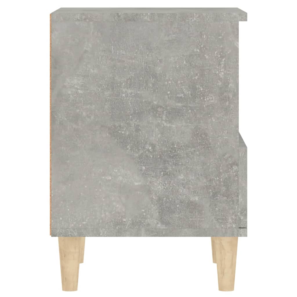 Tables de chevet 2 pcs Gris béton 40x35x50 cm Tables de chevet vidaXL   