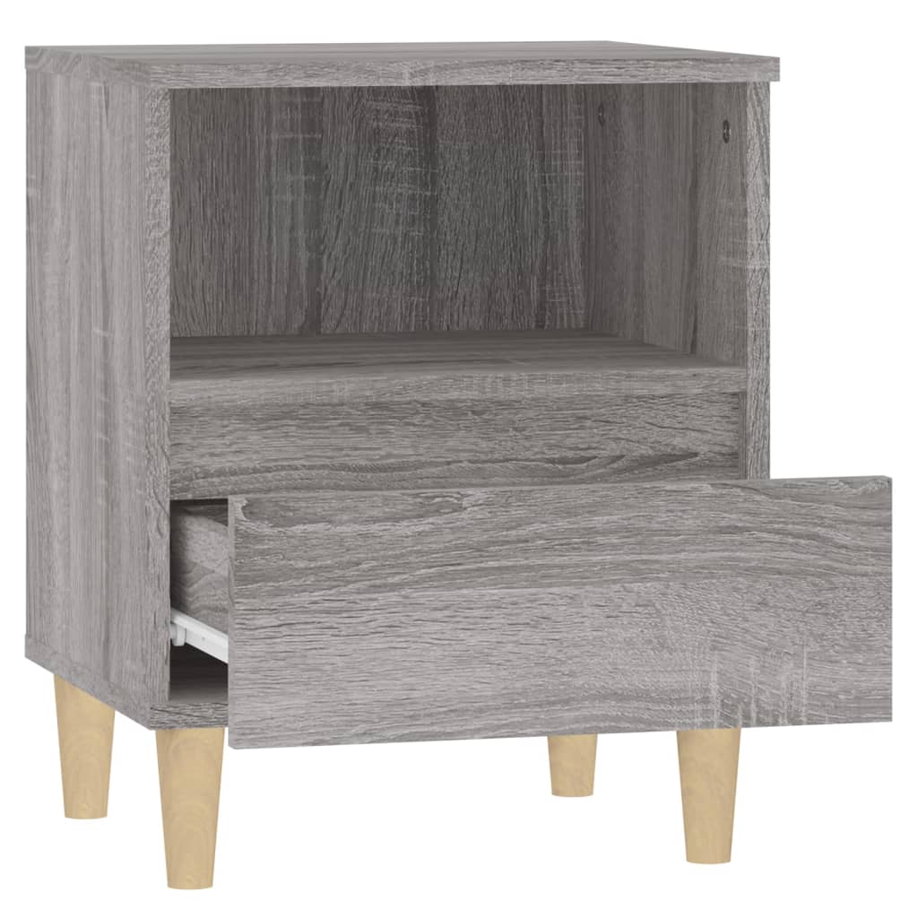 Tables de chevet 2 pcs Sonoma gris 40x35x50 cm Tables de chevet vidaXL   