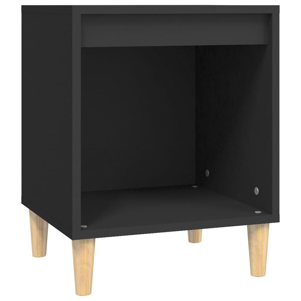 Tables de chevet 2 pcs Noir 40x35x50 cm Tables de chevet vidaXL   