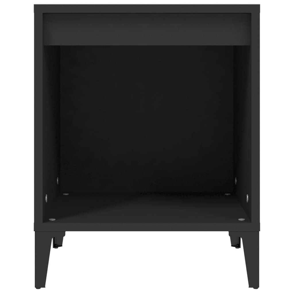 Table de chevet Noir 40x35x50 cm Tables de chevet vidaXL   