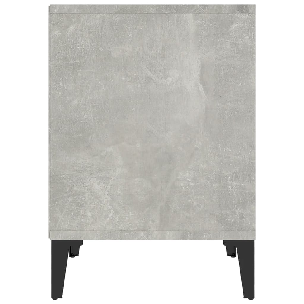 Table de chevet Gris béton 40x35x50 cm Tables de chevet vidaXL   