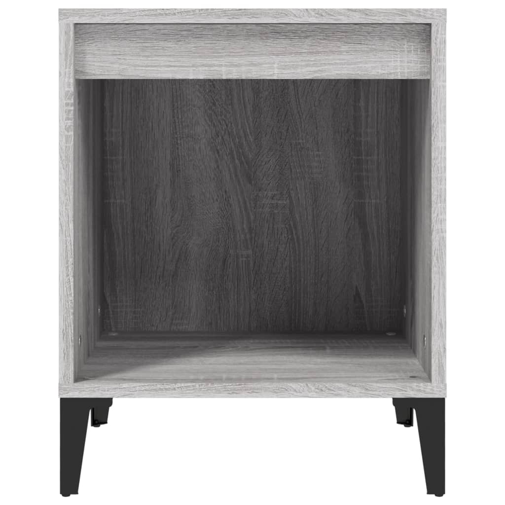 Table de chevet Sonoma gris 40x35x50 cm Tables de chevet vidaXL   