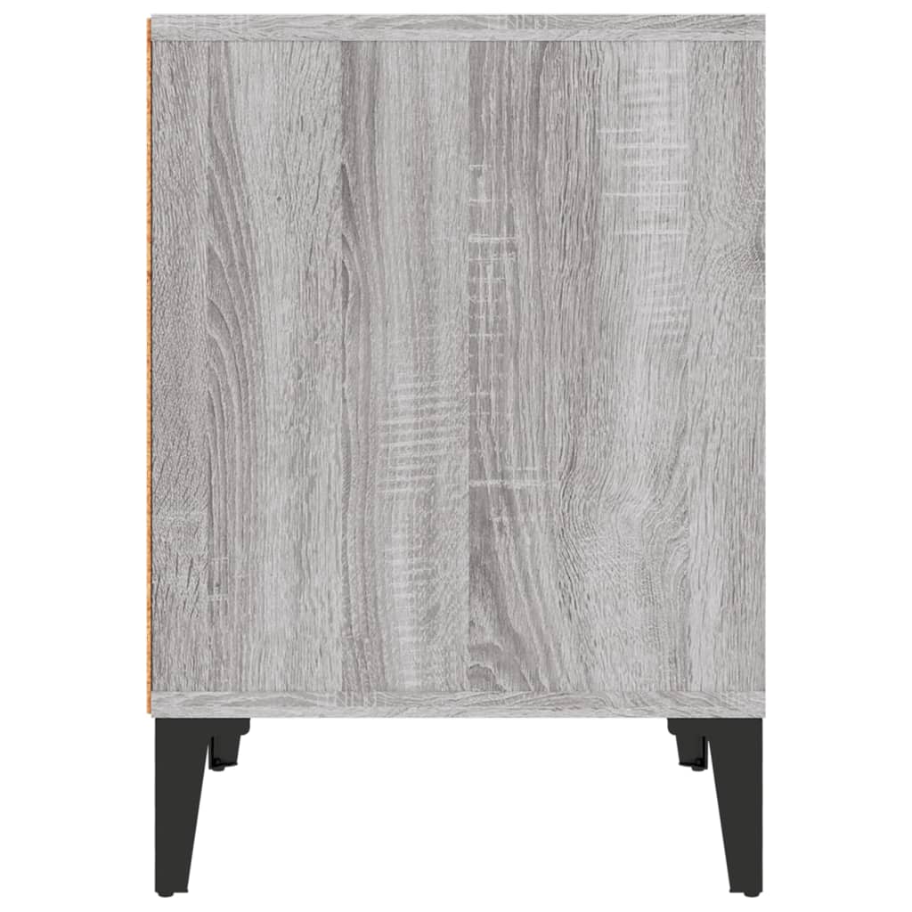 Table de chevet Sonoma gris 40x35x50 cm Tables de chevet vidaXL   