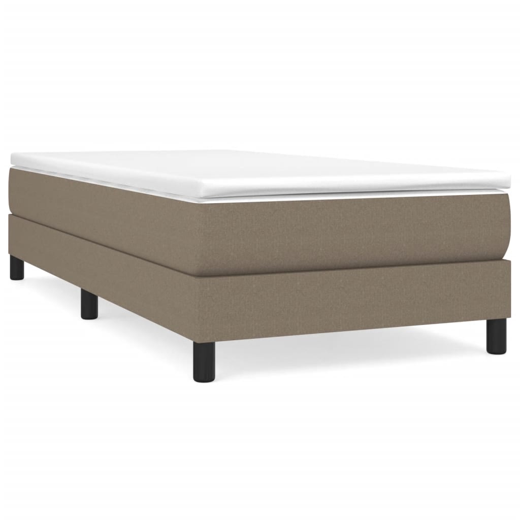 Cadre de lit Taupe 80x200 cm Tissu Lits & cadres de lit vidaXL   