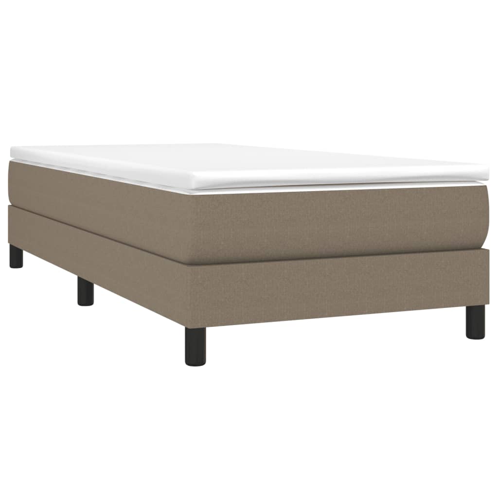 Cadre de lit Taupe 80x200 cm Tissu Lits & cadres de lit vidaXL   