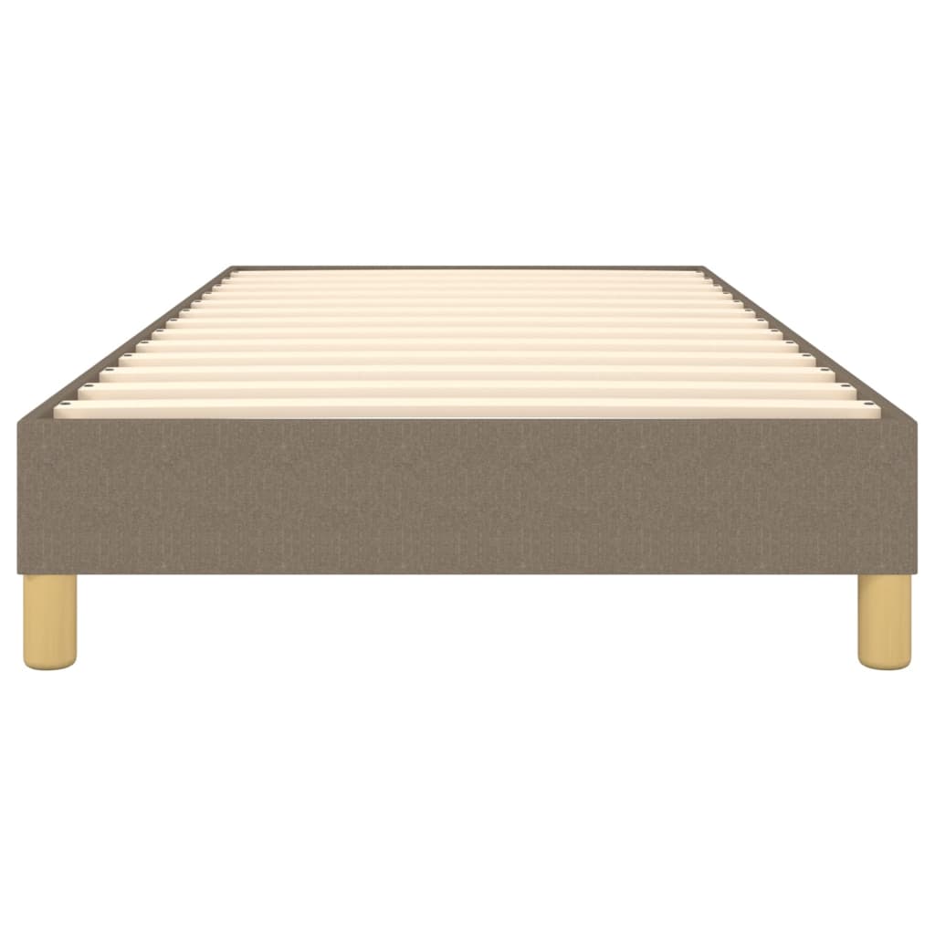 Cadre de lit Taupe 90x200 cm Tissu Lits & cadres de lit vidaXL   