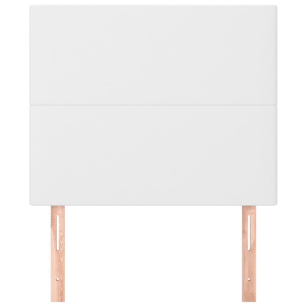 Têtes de lit 2 pcs Blanc 80x5x78/88 cm Similicuir Têtes et pieds de lit vidaXL