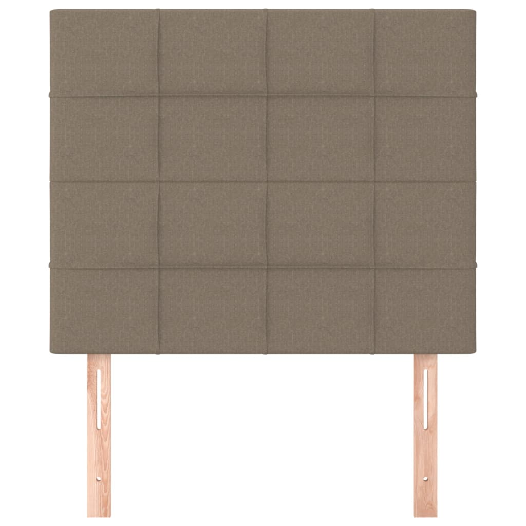 Têtes de lit 2 pcs Taupe 90x5x78/88 cm Tissu Têtes et pieds de lit vidaXL   