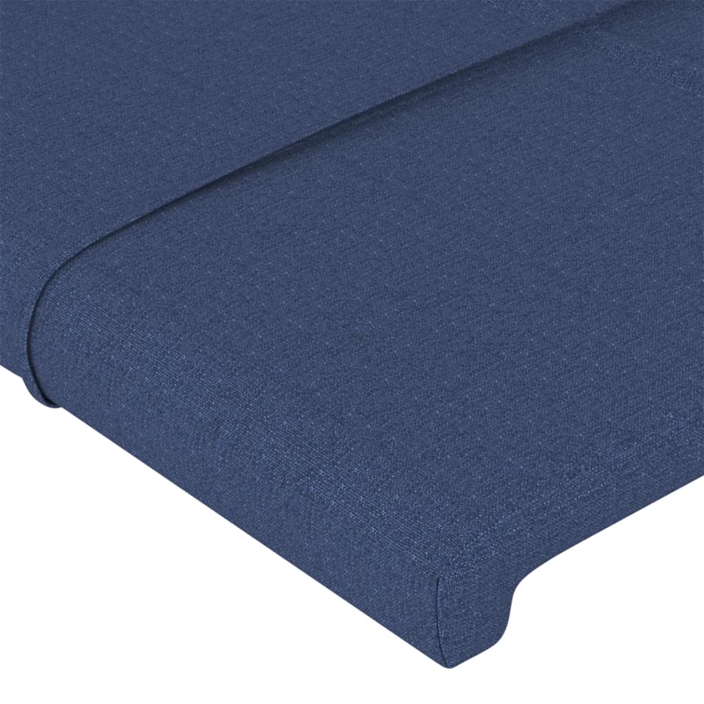 Têtes de lit 4 pcs Bleu 72x5x78/88 cm Tissu Têtes et pieds de lit vidaXL   