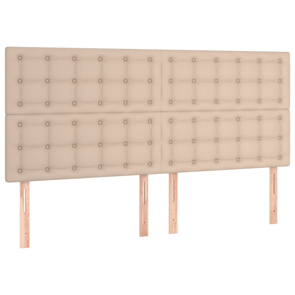 Têtes de lit 4 pcs Cappuccino 90x5x78/88 cm Similicuir Têtes et pieds de lit vidaXL   