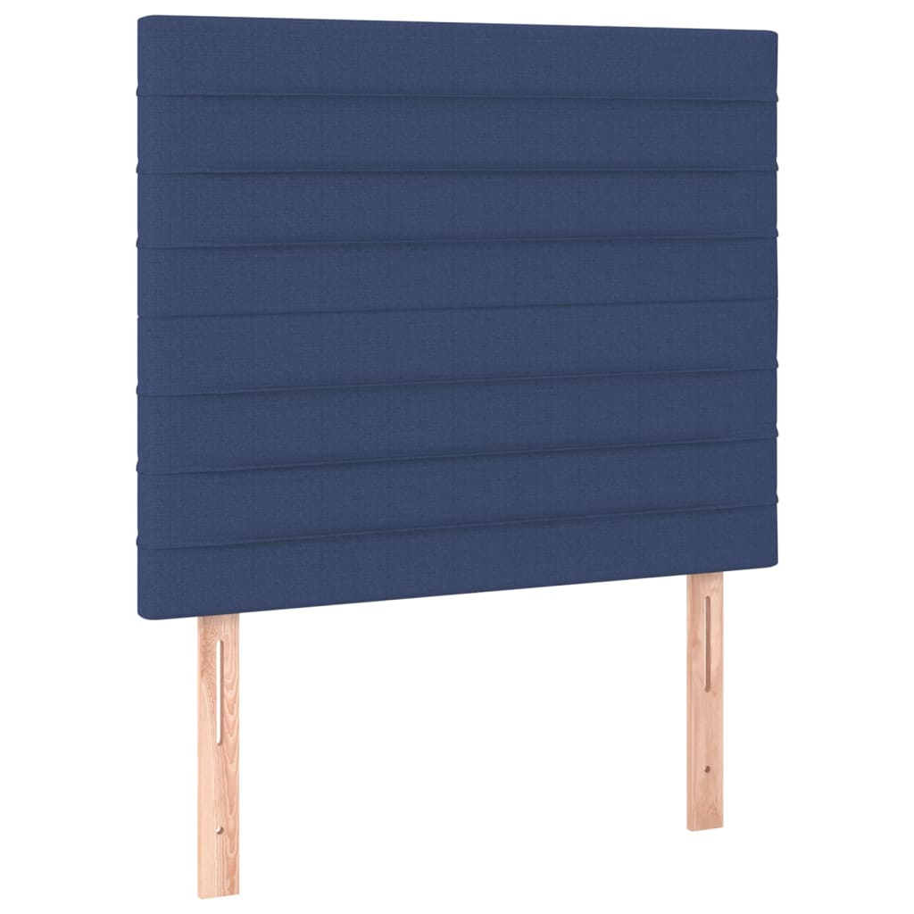 Têtes de lit 2 pcs Bleu 80x5x78/88 cm Tissu Têtes et pieds de lit vidaXL   