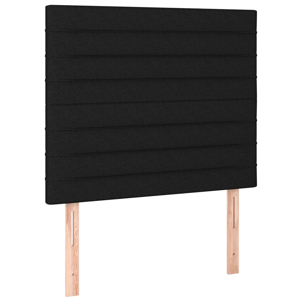 Têtes de lit 2 pcs Noir 90x5x78/88 cm Tissu Têtes et pieds de lit vidaXL   