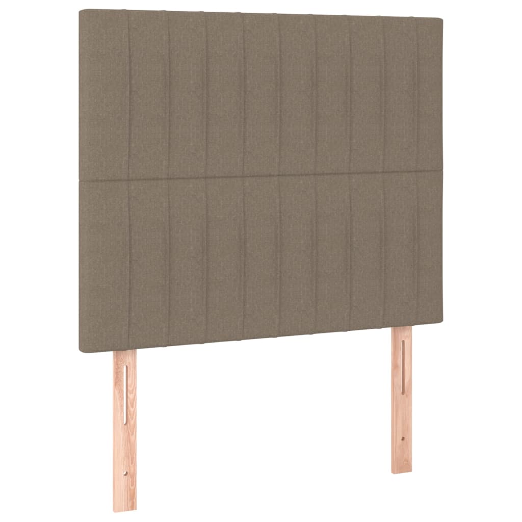 Têtes de lit 2 pcs Taupe 90x5x78/88 cm Tissu Têtes et pieds de lit vidaXL   