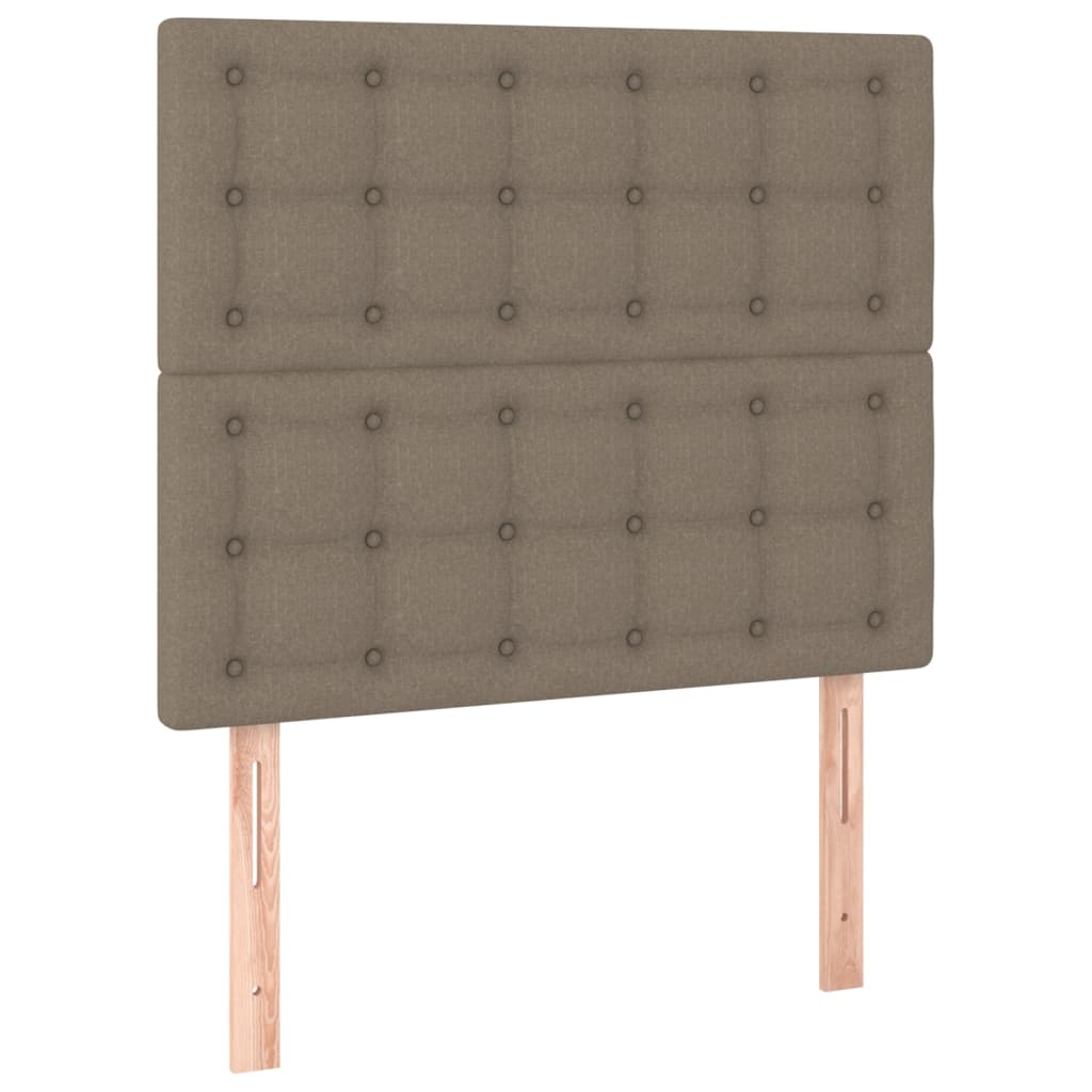 Têtes de lit 2 pcs Taupe 80x5x78/88 cm Tissu Têtes et pieds de lit vidaXL   