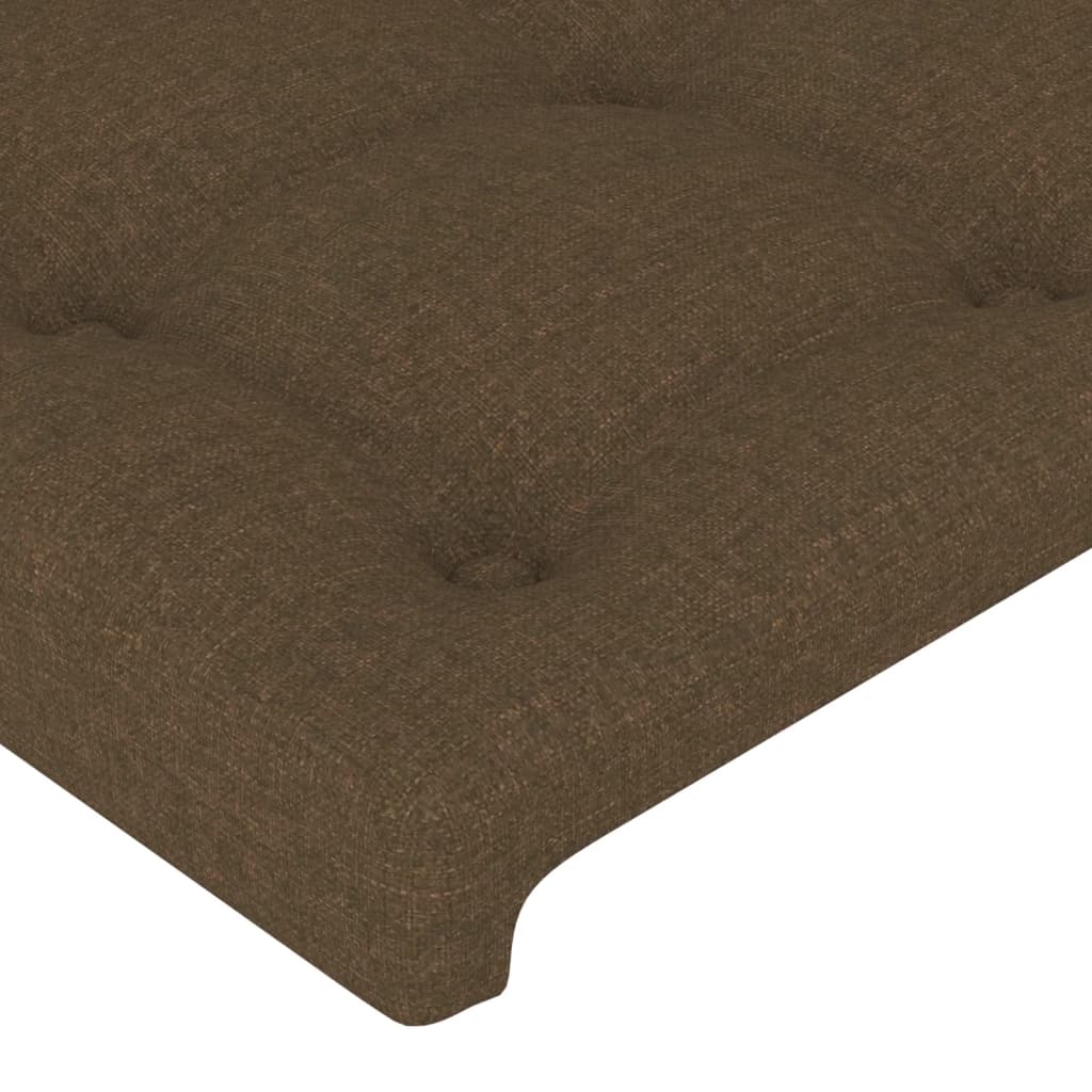 Têtes de lit 4 pcs Marron foncé 72x5x78/88 cm Tissu Têtes et pieds de lit vidaXL   