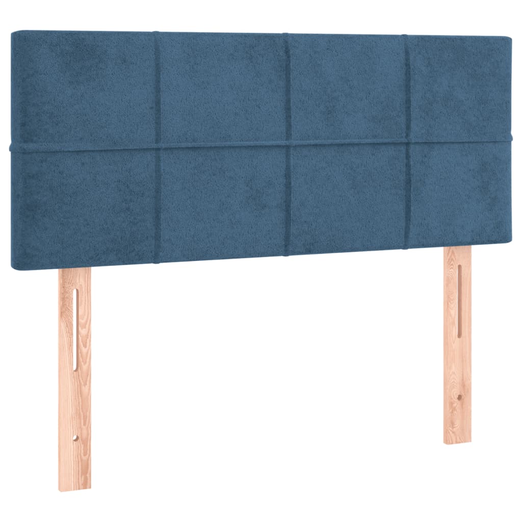 Tête de lit à LED Bleu foncé 80x5x78/88 cm Velours Têtes et pieds de lit vidaXL   