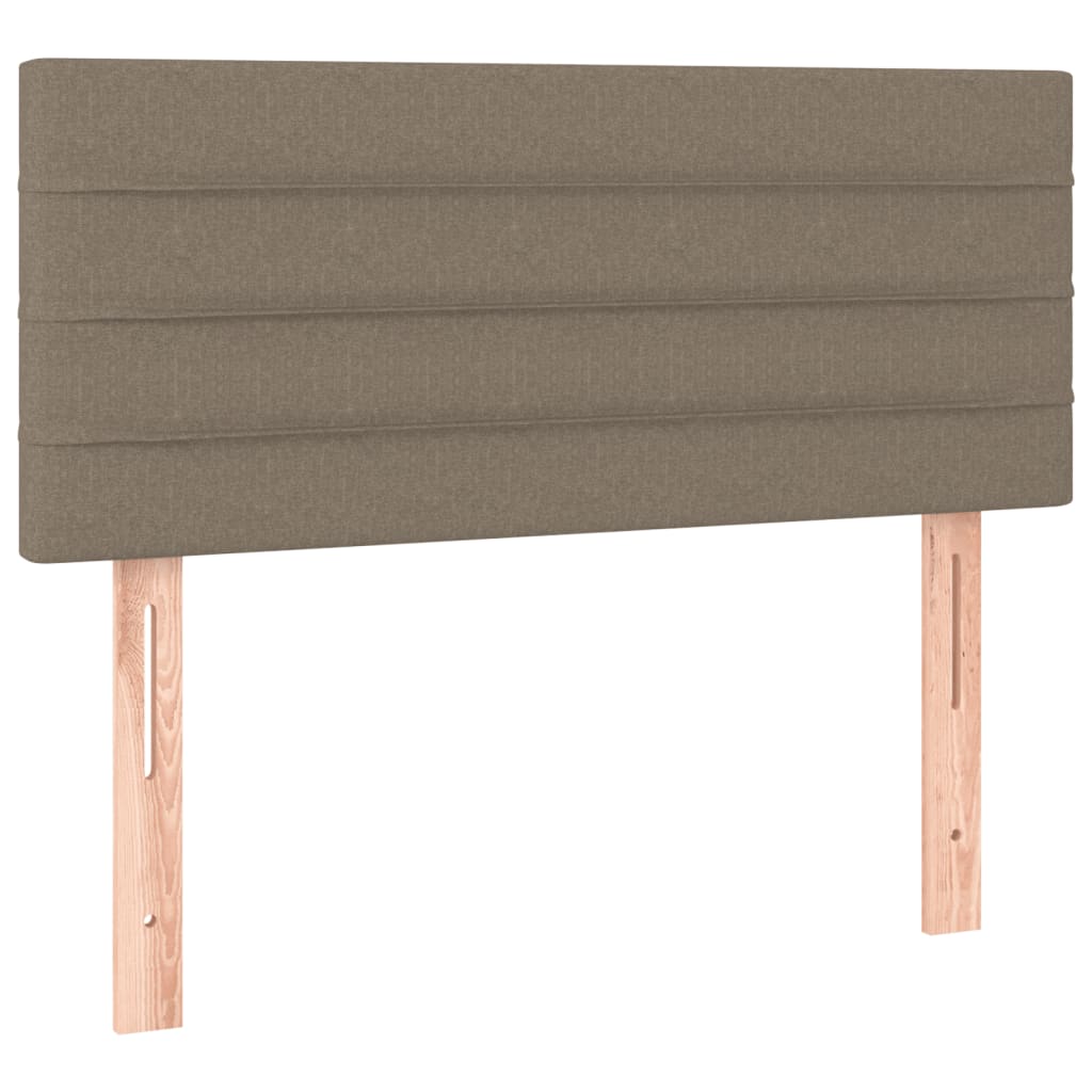 Tête de lit à LED Taupe 100x5x78/88 cm Tissu Têtes et pieds de lit vidaXL   