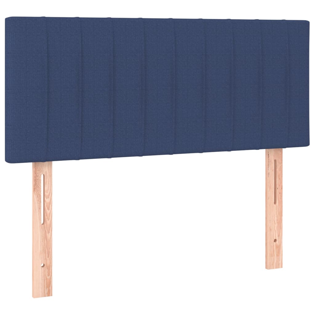 Tête de lit à LED Bleu 90x5x78/88 cm Tissu Têtes et pieds de lit vidaXL   