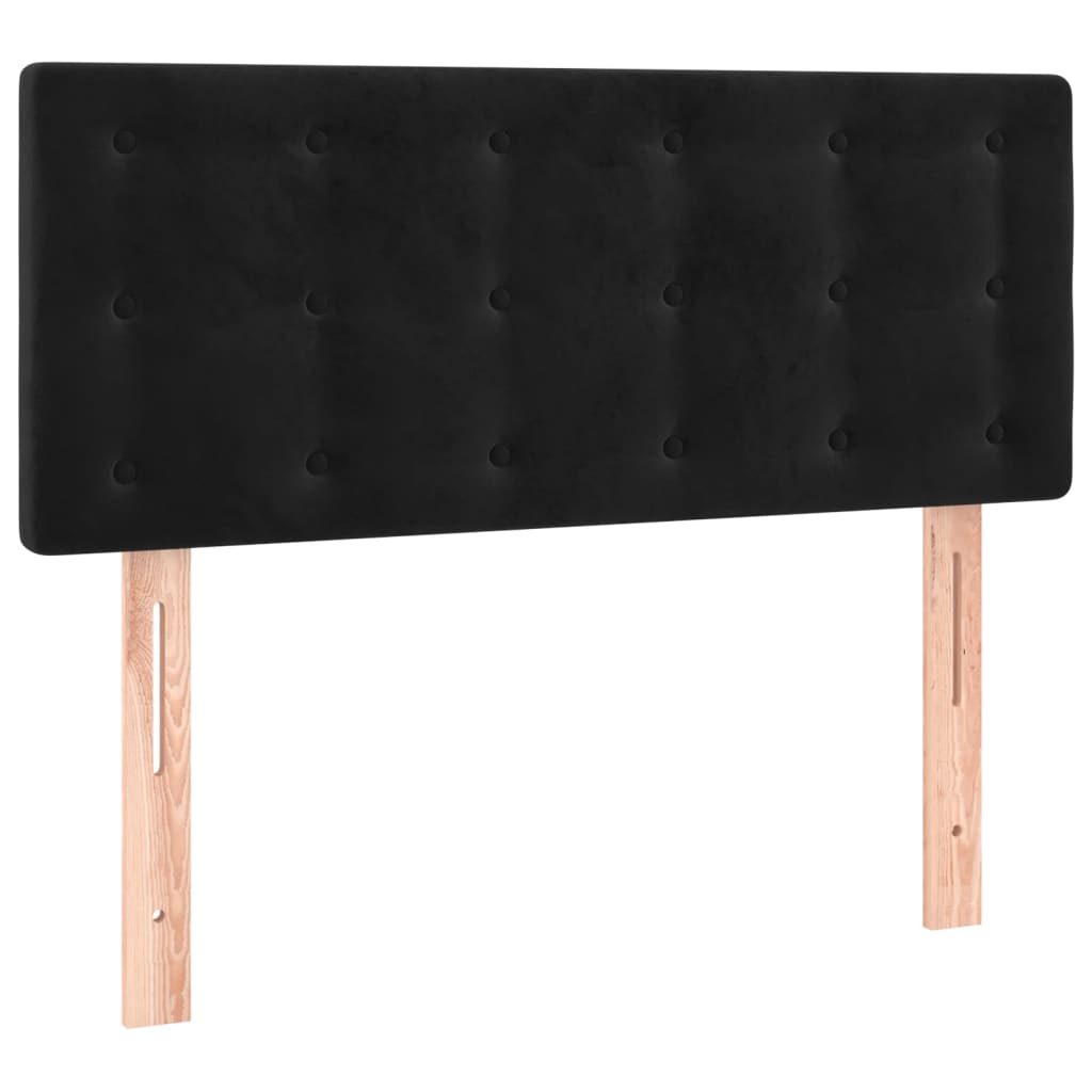 Tête de lit à LED Noir 90x5x78/88 cm Velours Têtes et pieds de lit vidaXL   