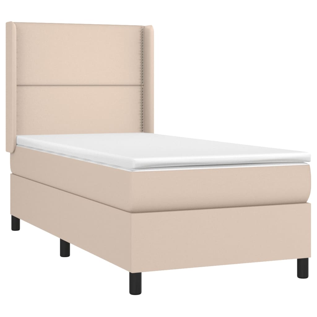 Sommier à lattes de lit avec matelas Cappuccino 80x200 cm - Xios Store SNC