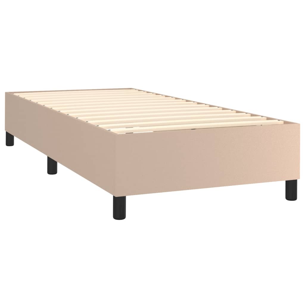 Sommier à lattes de lit avec matelas Cappuccino 80x200 cm - Xios Store SNC