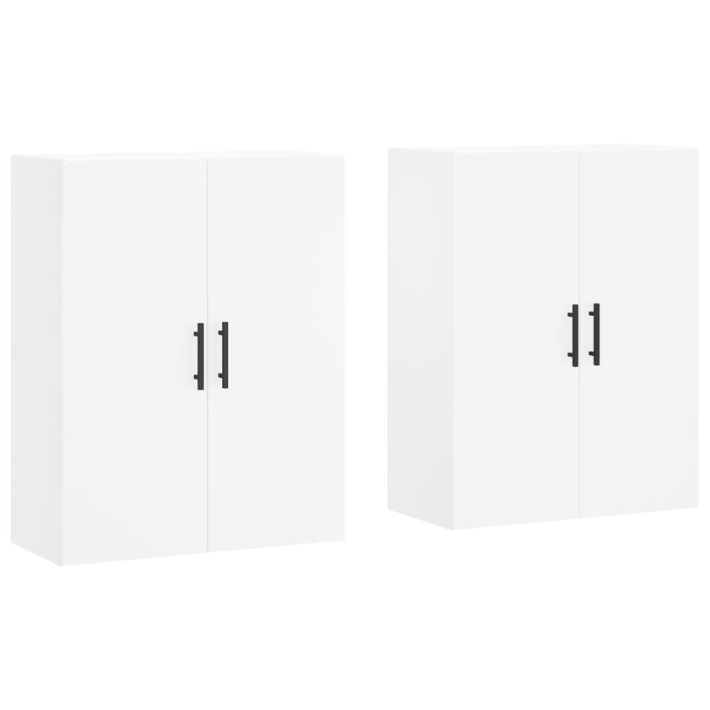 Image Armoires murales 2 pcs blanc 69,5x34x90 cm | Xios Store SNC vidaXL Xios Store SNC