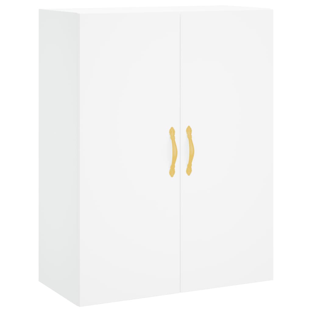 Image Buffet haut Blanc 69,5x34x180 cm Bois d'ingénierie | Xios Store SNC vidaXL Xios Store SNC