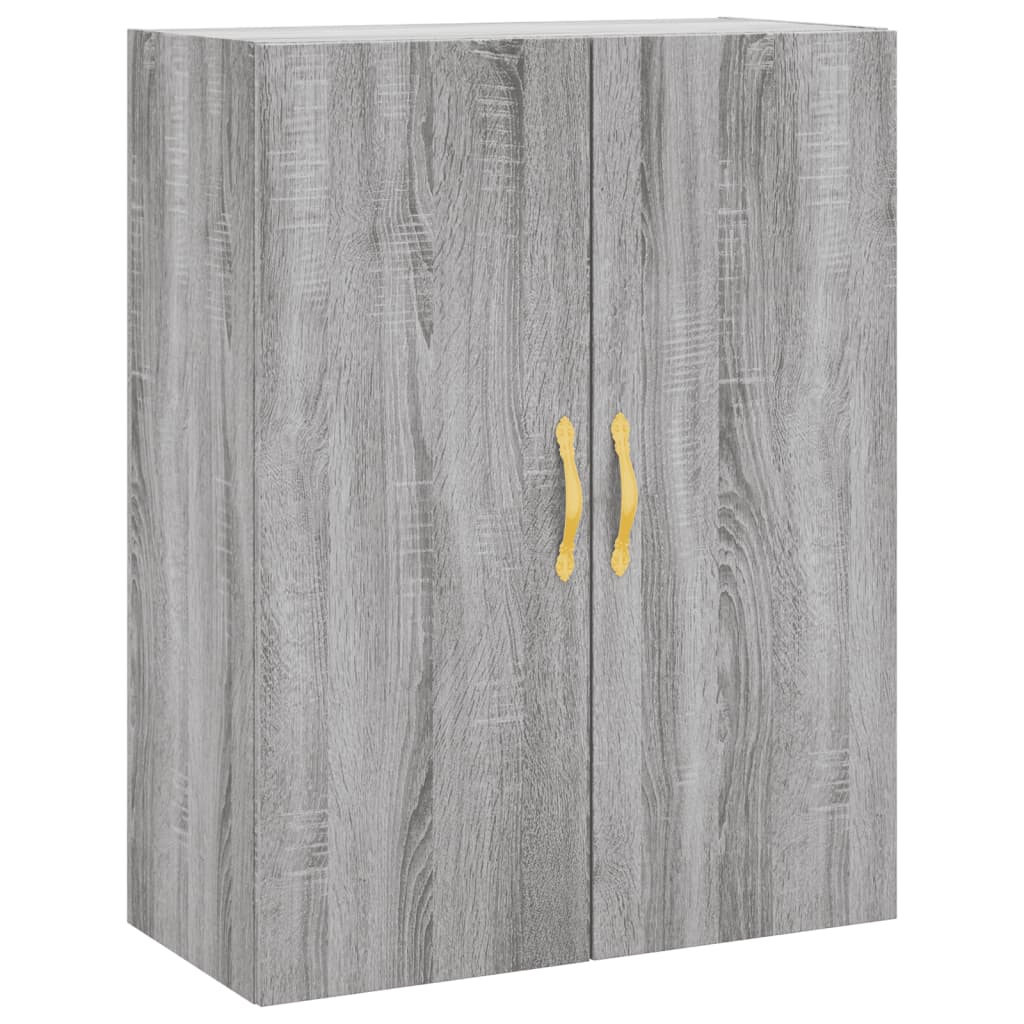 Image Buffet haut Sonoma gris 69,5x34x180 cm Bois d'ingénierie | Xios Store SNC vidaXL Xios Store SNC