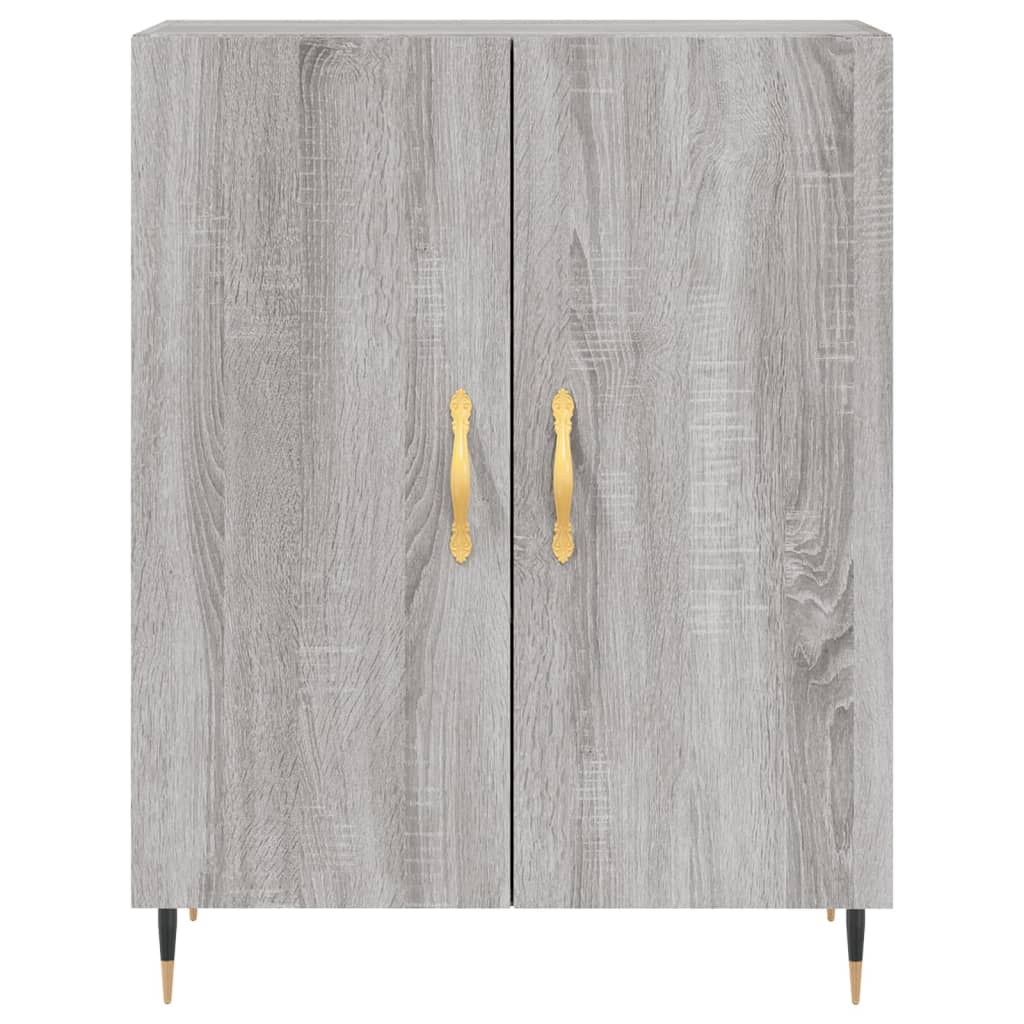 Image Buffet haut Sonoma gris 69,5x34x180 cm Bois d'ingénierie | Xios Store SNC vidaXL Xios Store SNC