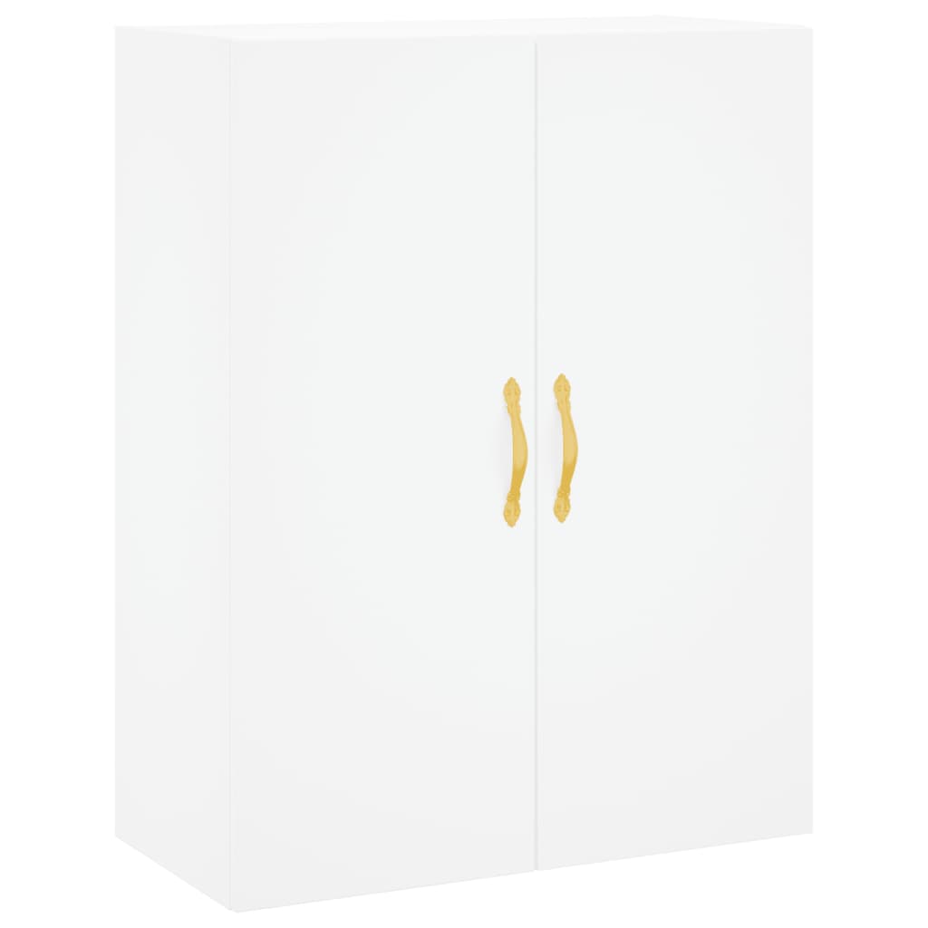 Image Buffet haut Blanc 69,5x34x180 cm Bois d'ingénierie | Xios Store SNC vidaXL Xios Store SNC