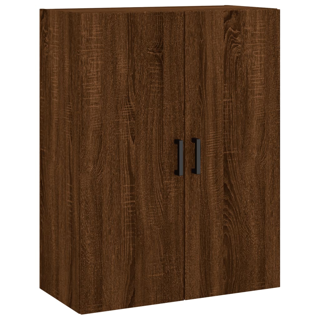 Image Buffet haut Chêne marron 69,5x34x180 cm Bois d'ingénierie | Xios Store SNC vidaXL Xios Store SNC