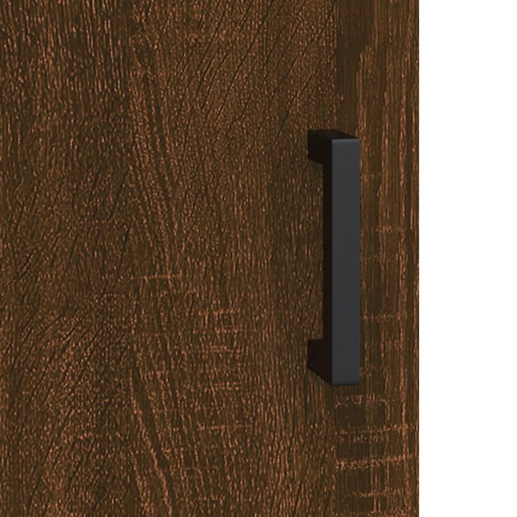 Image Buffet haut Chêne marron 69,5x34x180 cm Bois d'ingénierie | Xios Store SNC vidaXL Xios Store SNC