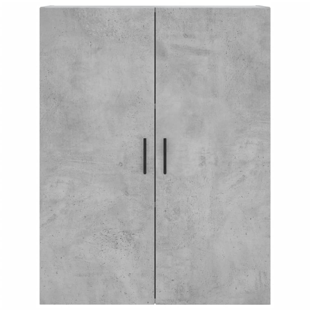 Image Buffet haut Gris béton 69,5x34x180 cm Bois d'ingénierie | Xios Store SNC vidaXL Xios Store SNC