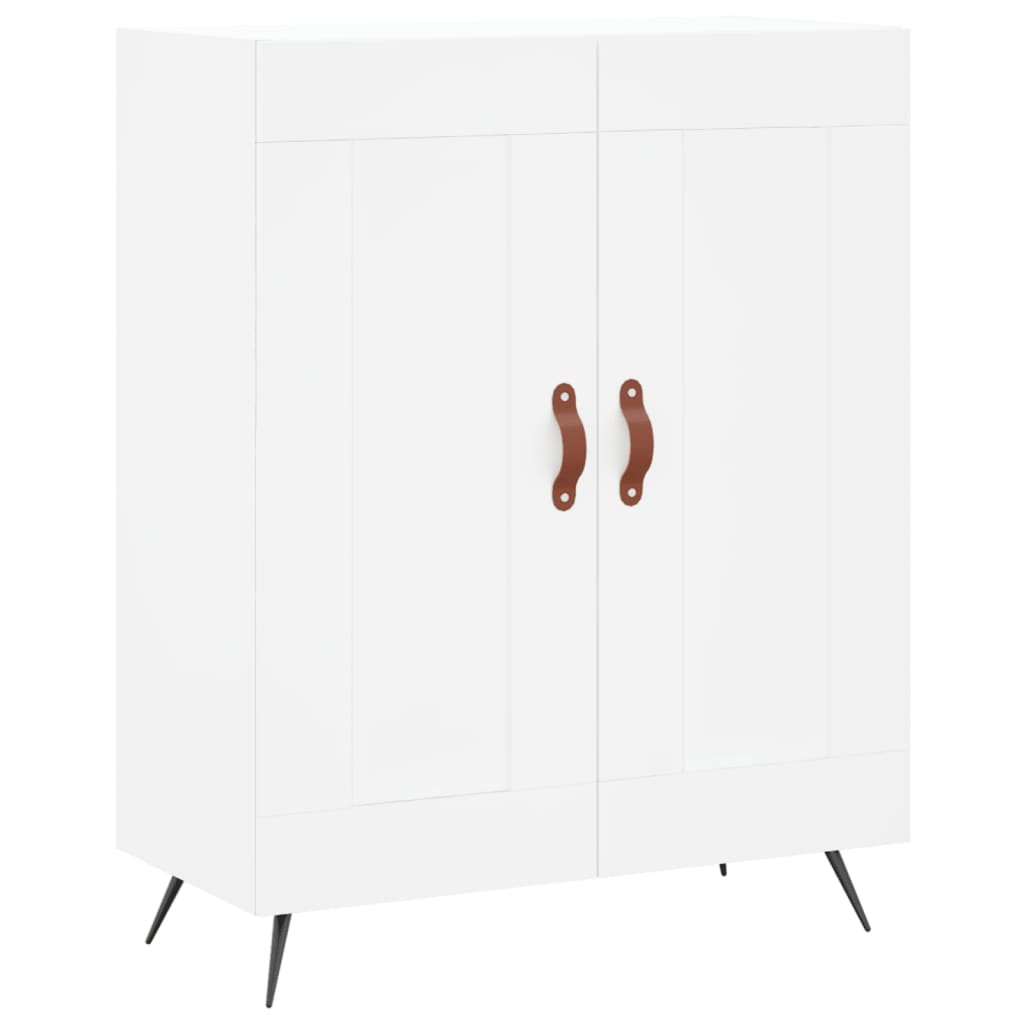 Image Buffet haut Blanc 69,5x34x180 cm Bois d'ingénierie | Xios Store SNC vidaXL Xios Store SNC