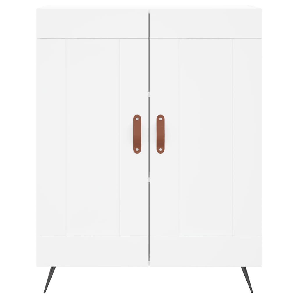 Image Buffet haut Blanc 69,5x34x180 cm Bois d'ingénierie | Xios Store SNC vidaXL Xios Store SNC