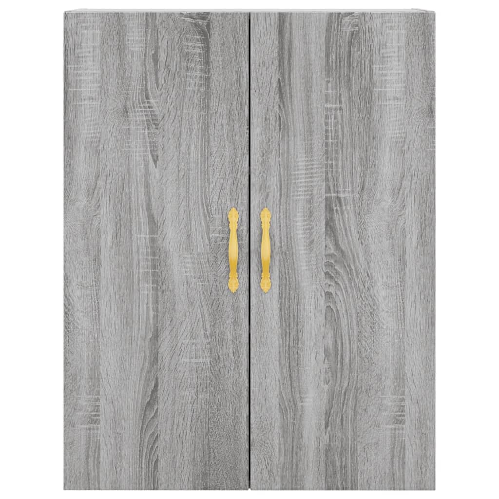 Image Buffet haut Sonoma gris 69,5x34x180 cm Bois d'ingénierie | Xios Store SNC vidaXL Xios Store SNC