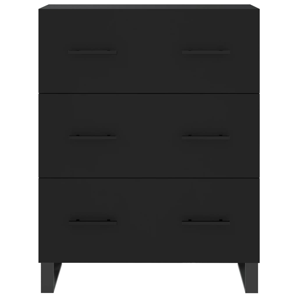 Image Buffet haut Noir 69,5x34x180 cm Bois d'ingénierie | Xios Store SNC vidaXL Xios Store SNC