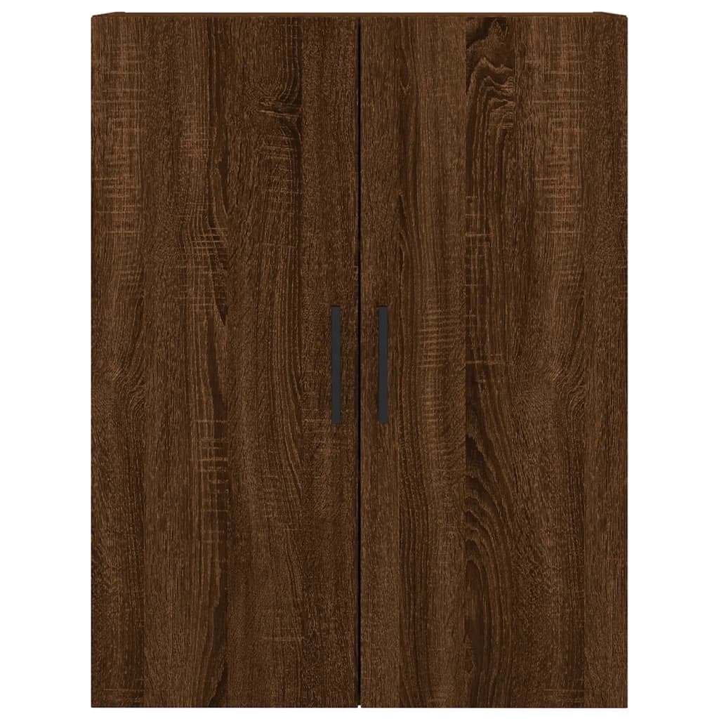 Image Buffet haut Chêne marron 69,5x34x180 cm Bois d'ingénierie | Xios Store SNC vidaXL Xios Store SNC