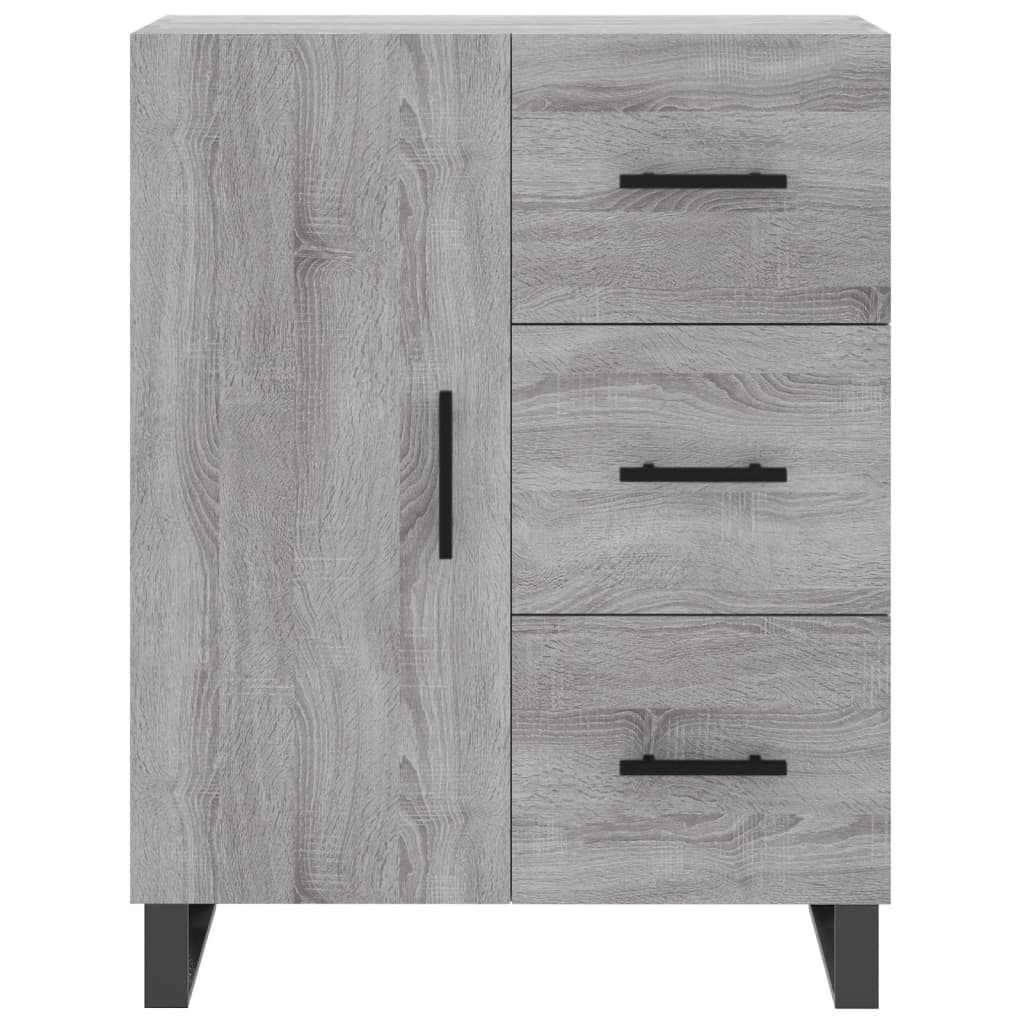 Image Buffet haut Sonoma gris 69,5x34x180 cm Bois d'ingénierie | Xios Store SNC vidaXL Xios Store SNC