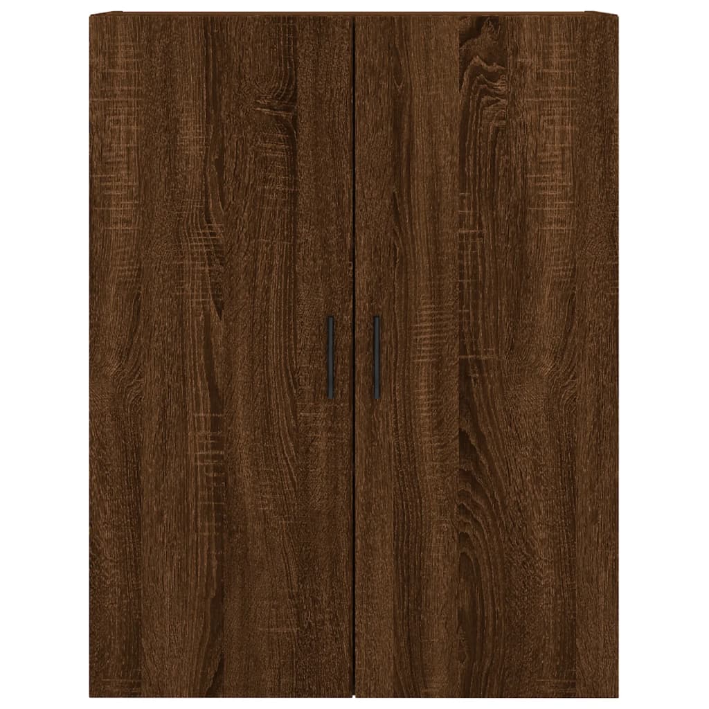 Image Buffet haut Chêne marron 69,5x34x180 cm Bois d'ingénierie | Xios Store SNC vidaXL Xios Store SNC