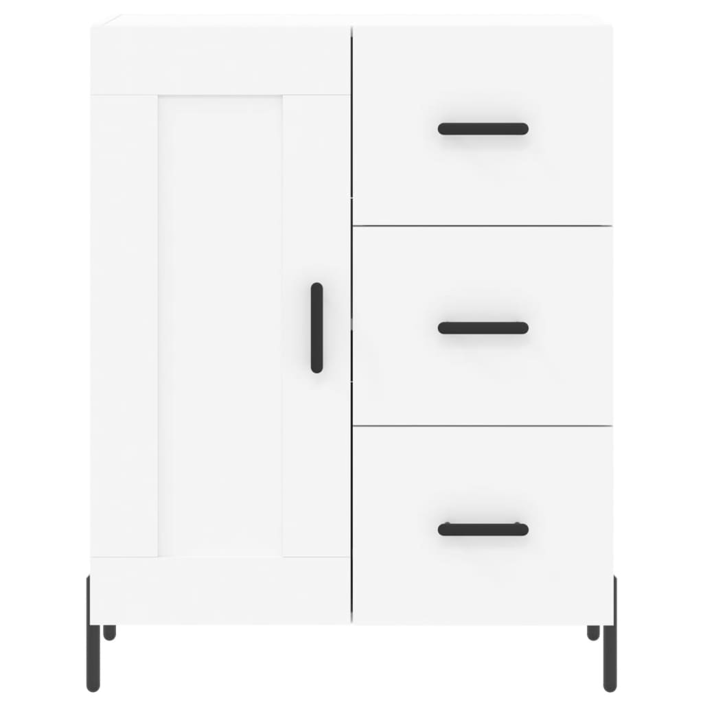 Image Buffet haut Blanc 69,5x34x180 cm Bois d'ingénierie | Xios Store SNC vidaXL Xios Store SNC