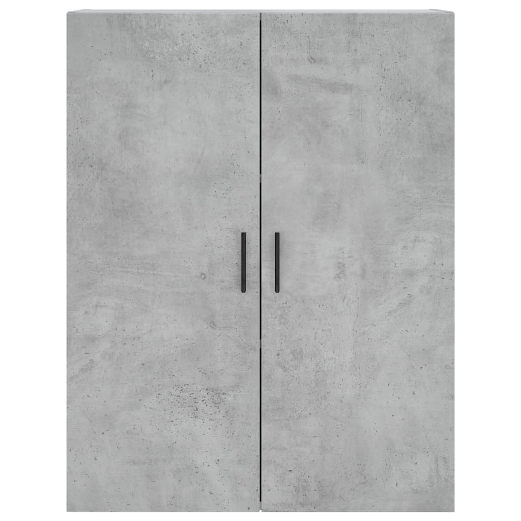 Image Buffet haut Gris béton 69,5x34x180 cm Bois d'ingénierie | Xios Store SNC vidaXL Xios Store SNC