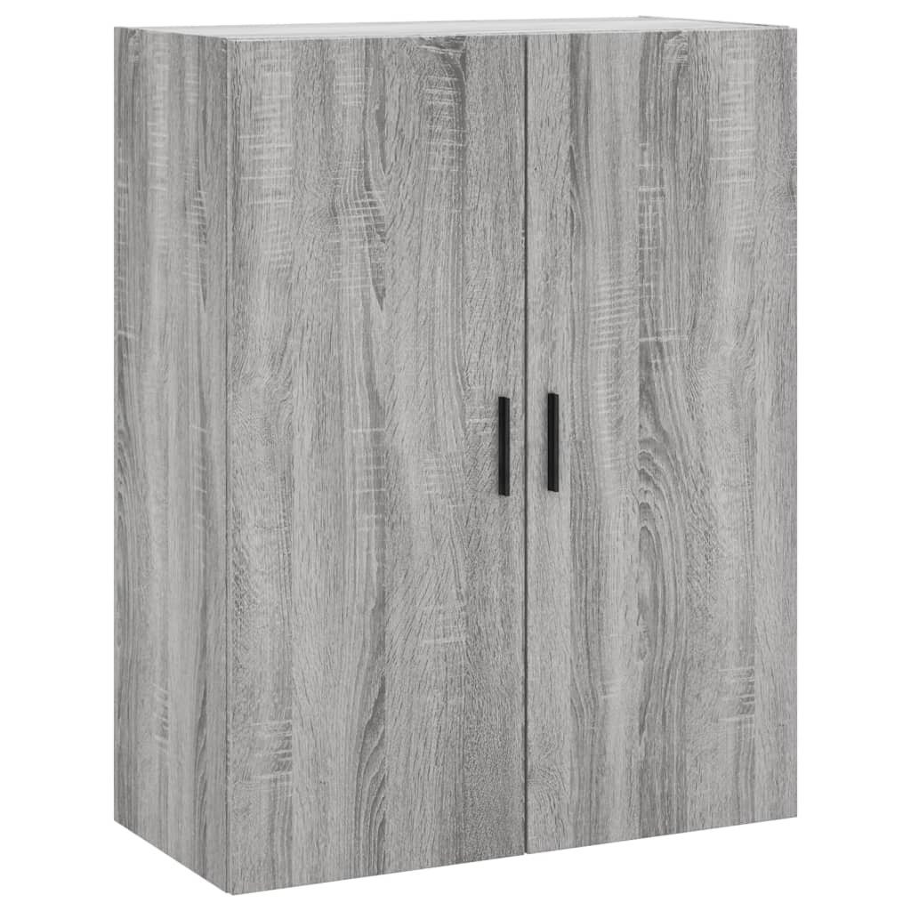 Image Buffet haut Sonoma gris 69,5x34x180 cm Bois d'ingénierie | Xios Store SNC vidaXL Xios Store SNC