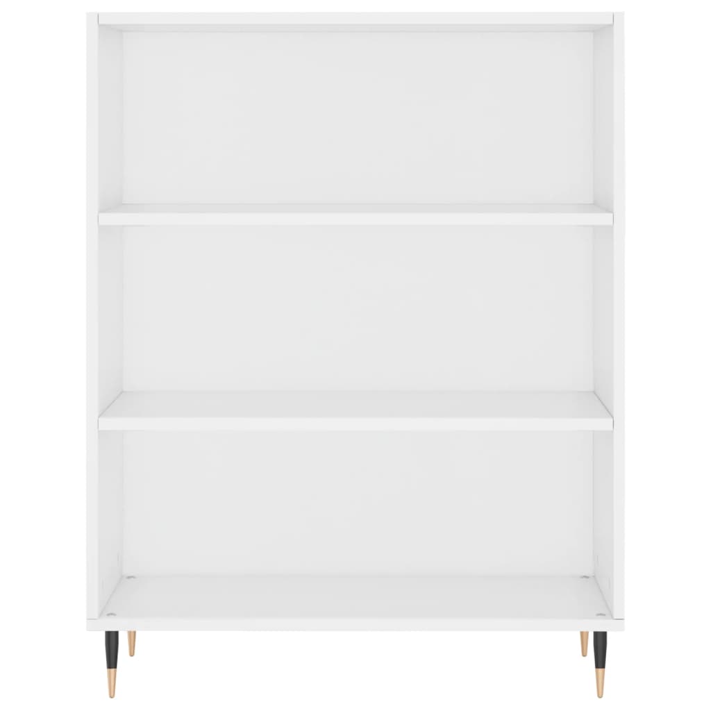 Image Buffet haut Blanc brillant 69,5x34x180 cm Bois d'ingénierie | Xios Store SNC vidaXL Xios Store SNC