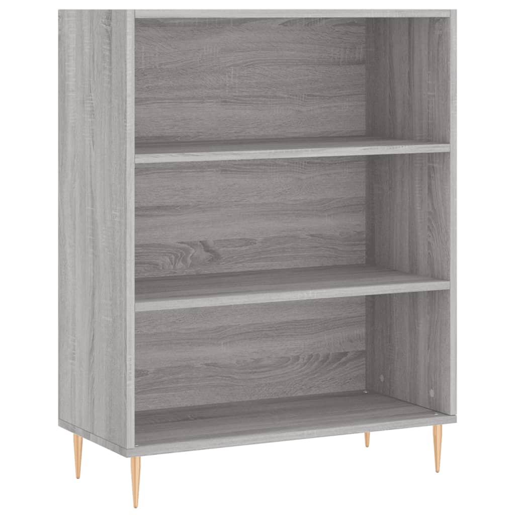 Image Buffet haut Sonoma gris 69,5x34x180 cm Bois d'ingénierie | Xios Store SNC vidaXL Xios Store SNC