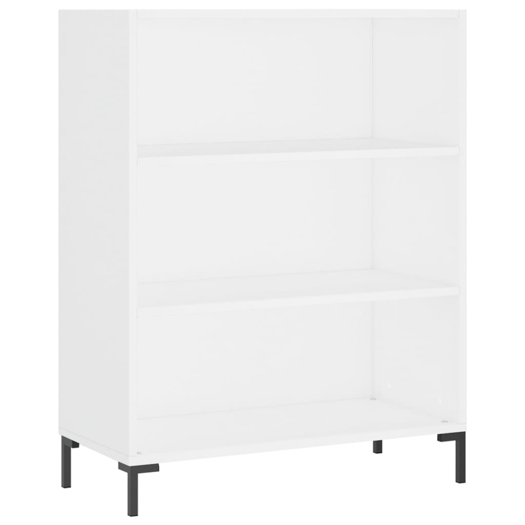 Image Buffet haut Blanc 69,5x34x180 cm Bois d'ingénierie | Xios Store SNC vidaXL Xios Store SNC