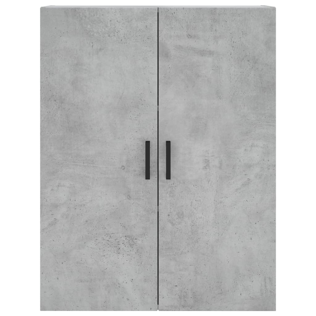 Image Buffet haut Gris béton 69,5x34x180 cm Bois d'ingénierie | Xios Store SNC vidaXL Xios Store SNC