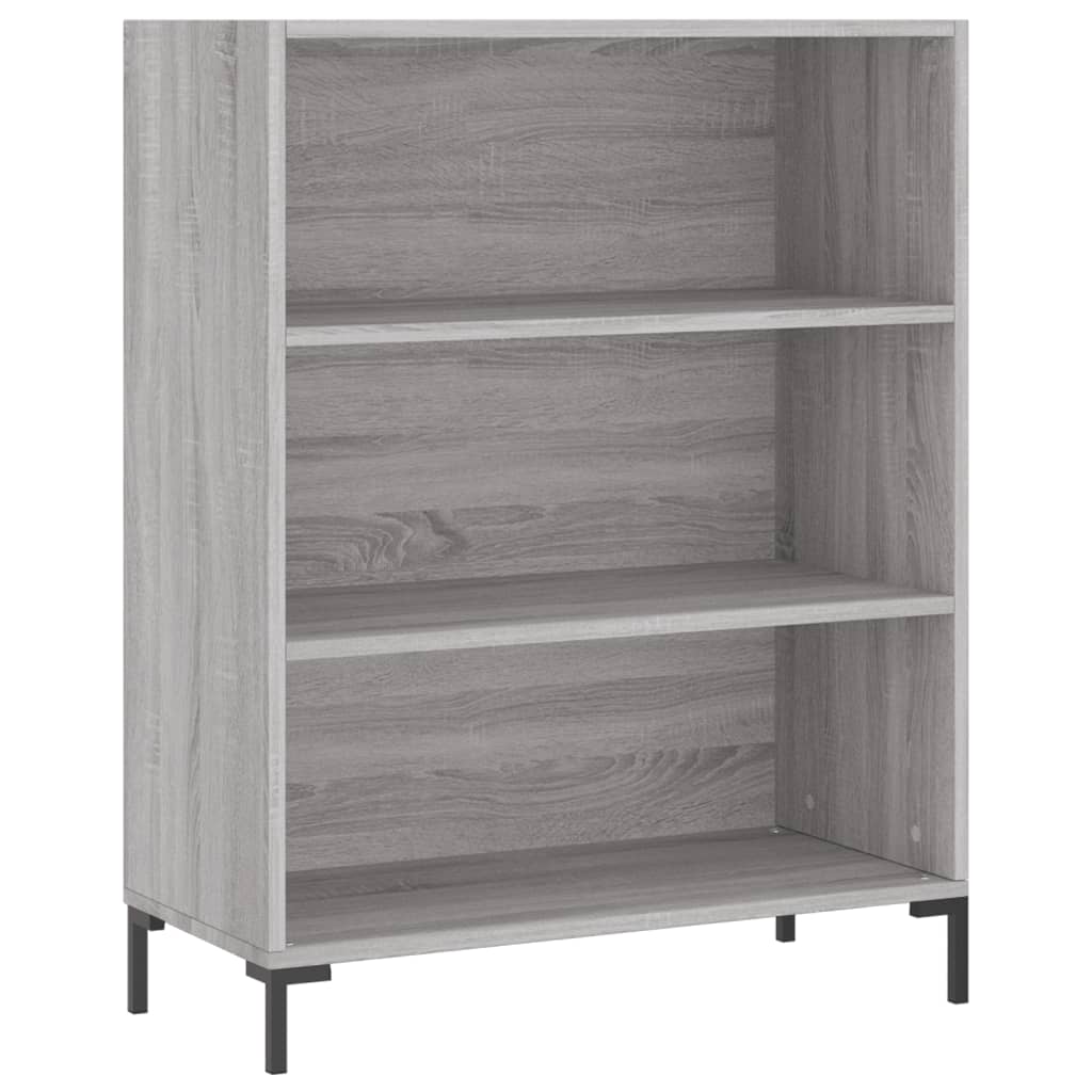 Image Buffet haut Sonoma gris 69,5x34x180 cm Bois d'ingénierie | Xios Store SNC vidaXL Xios Store SNC