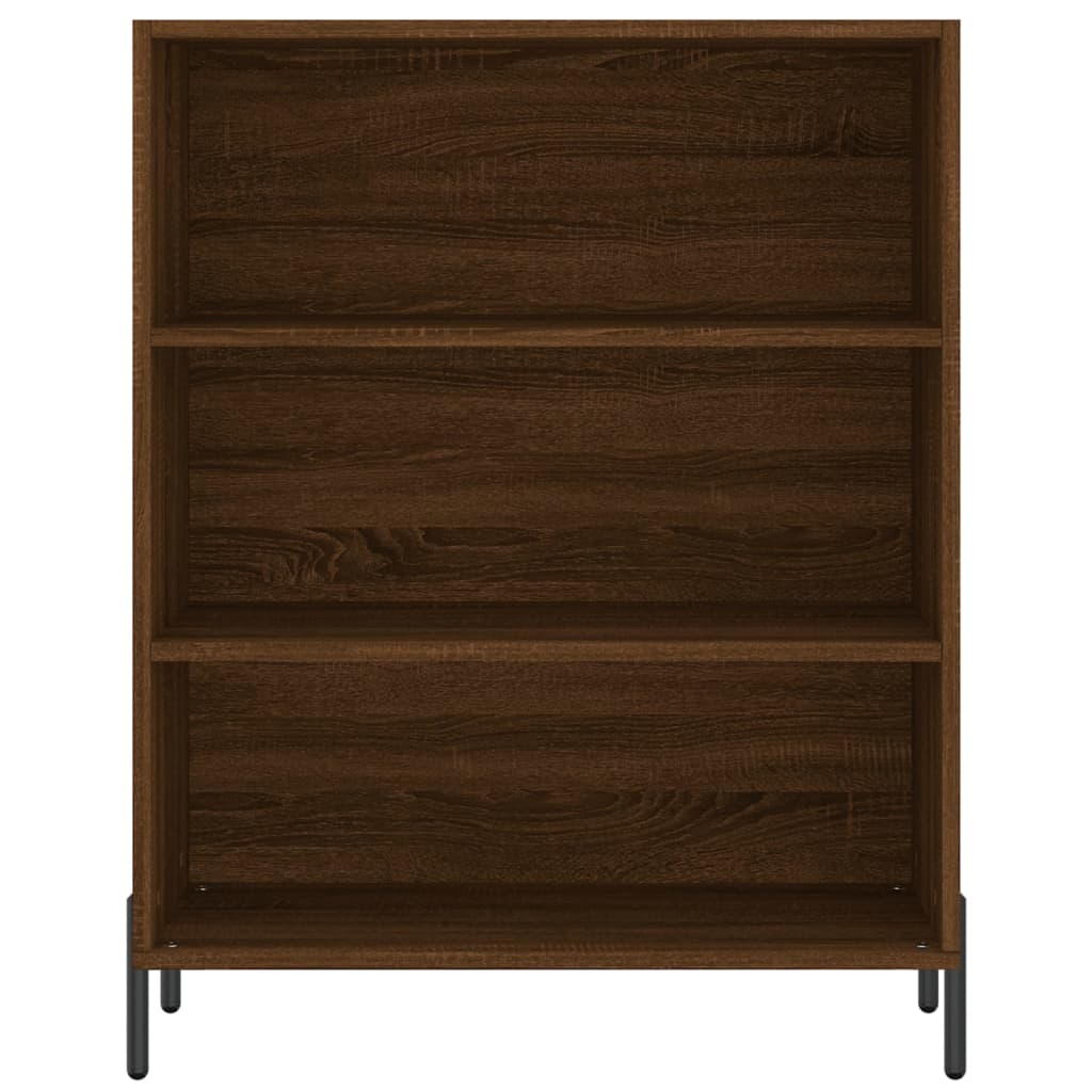 Image Buffet haut Chêne marron 69,5x34x180 cm Bois d'ingénierie | Xios Store SNC vidaXL Xios Store SNC